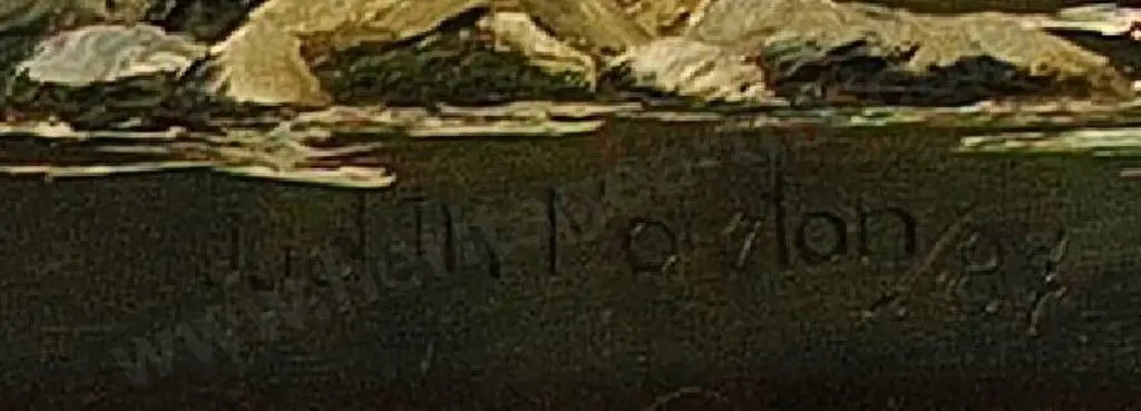 MORETON, Judith (1940-) - Sunlight on Tangamuku, 1987 Image 1++