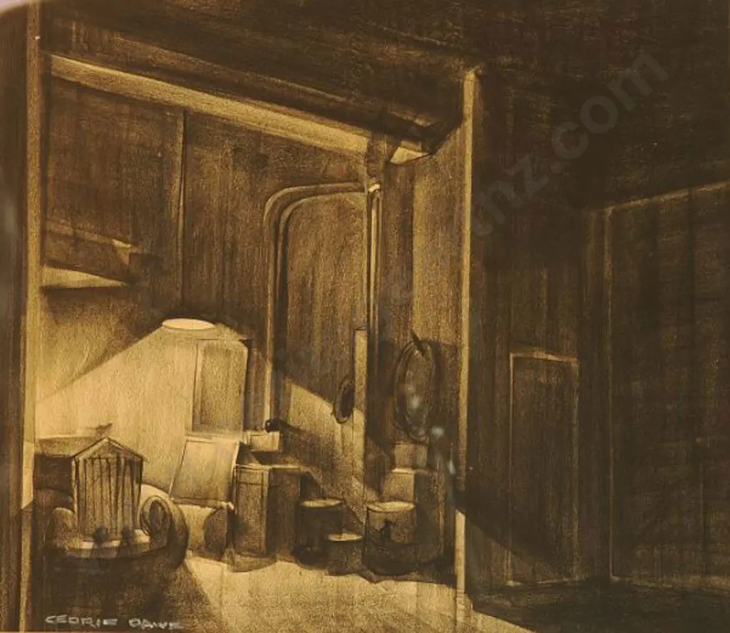 DAWE, George - Hotel Basement, 1947 - Once Upon a Dream Image 1++