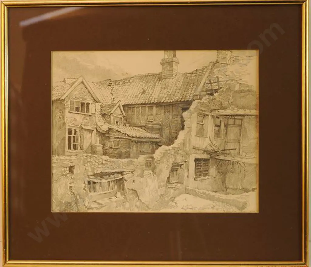 DAVIS, Frederick Coulson - Dutton Court,  Norwich, 1926 Image 1++