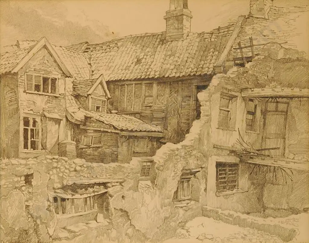 DAVIS, Frederick Coulson - Dutton Court,  Norwich, 1926 Image 1++