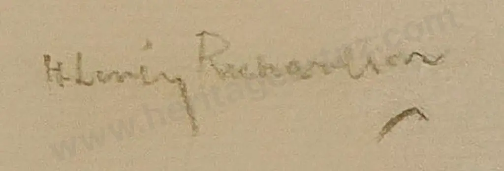 LINLEY-RICHARDSON, Harry (1878-1947) - Portrait of Unknown Man Image 1++