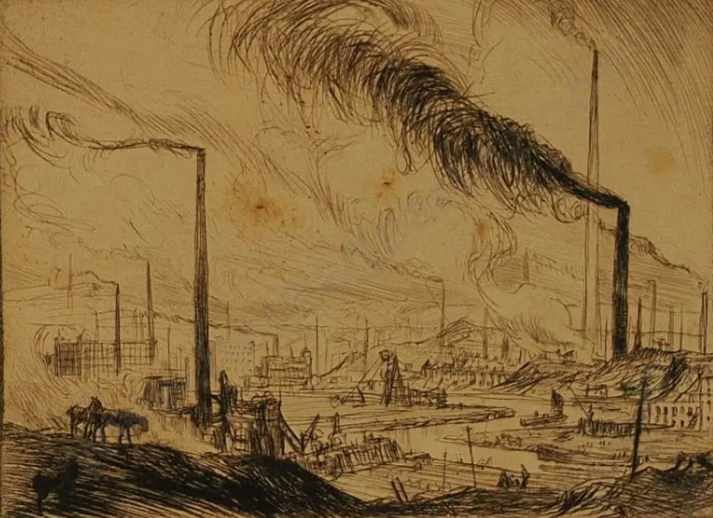 UNKNOWN Artist - Industrial Scene Image 1++