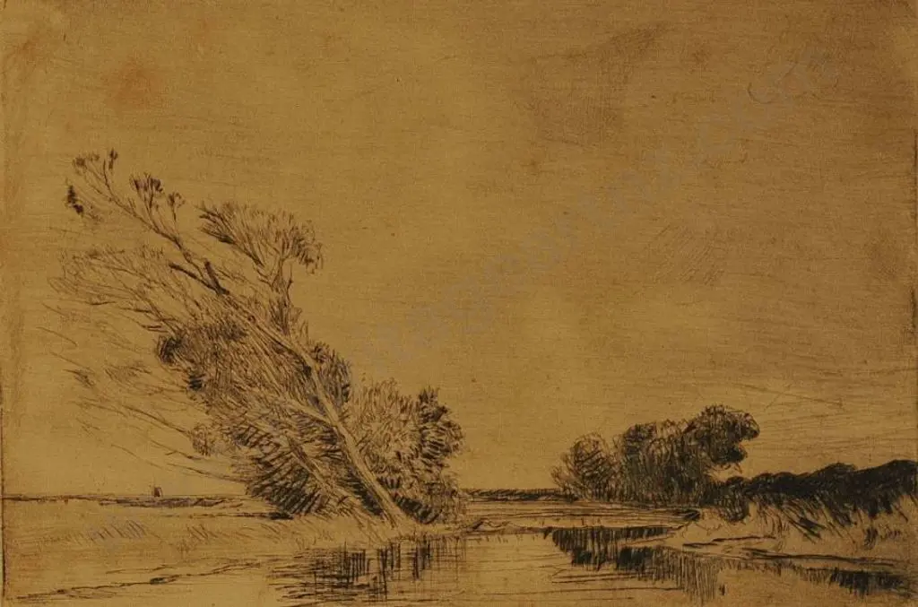 UNKNOWN Artist - Idyllic Country Setting Image 1++