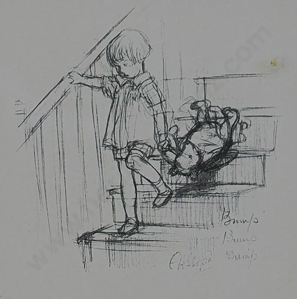 UNKNOWN - Young Boy with Teddy Image 1++