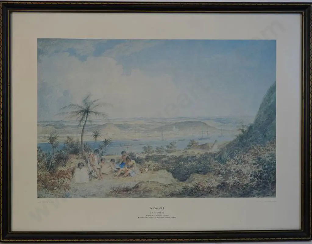 GILFILLAN, John Alexander (1793-1864) - View of Wanganui, 1847 Image 1++