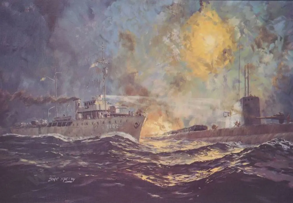 SPEEDY, John (1940-) - HMSNZ Kiwi (500 Ton) Image 1++