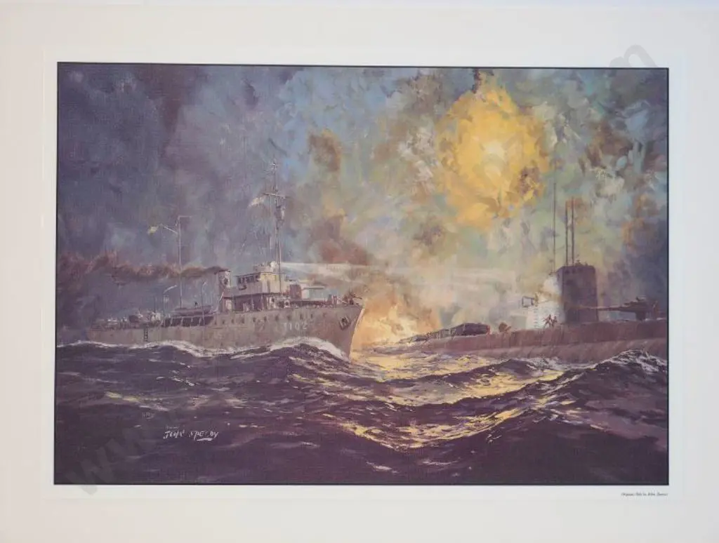 SPEEDY, John (1940-) - HMSNZ Kiwi (500 Ton) Image 1++