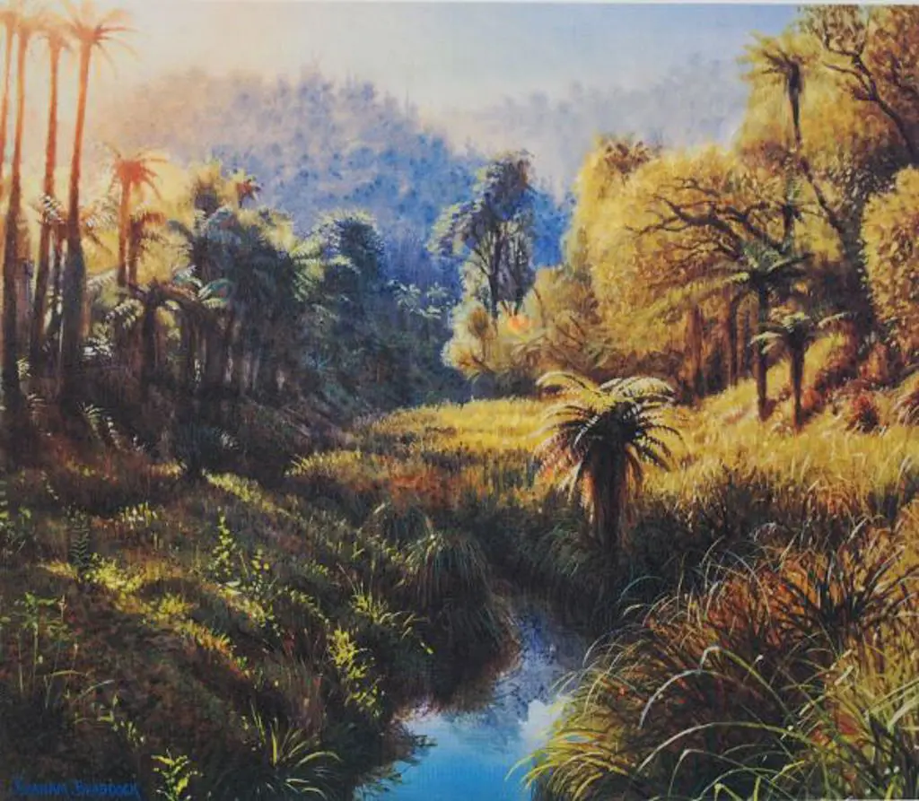 BRADDOCK, Graham (1942-) - The Refuge of Ngati Miro, Taranaki Image 1++