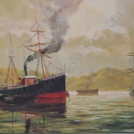 SPEEDY, John (1940-) - Coaling of Ships in Bay of Islands