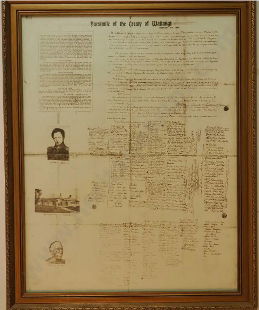 TREATY of WAITANGI - Treaty of Waitangi - Facsimile Image 1++