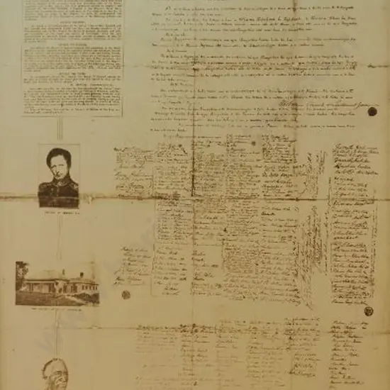 TREATY of WAITANGI - Treaty of Waitangi - Facsimile