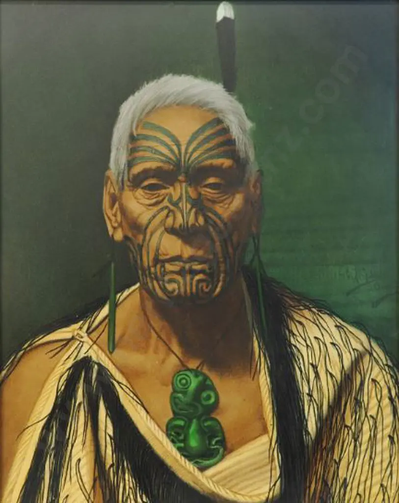 GOLDIE, Charles Frederick (1870-1947) - Kamariera Wharepapa Image 1++