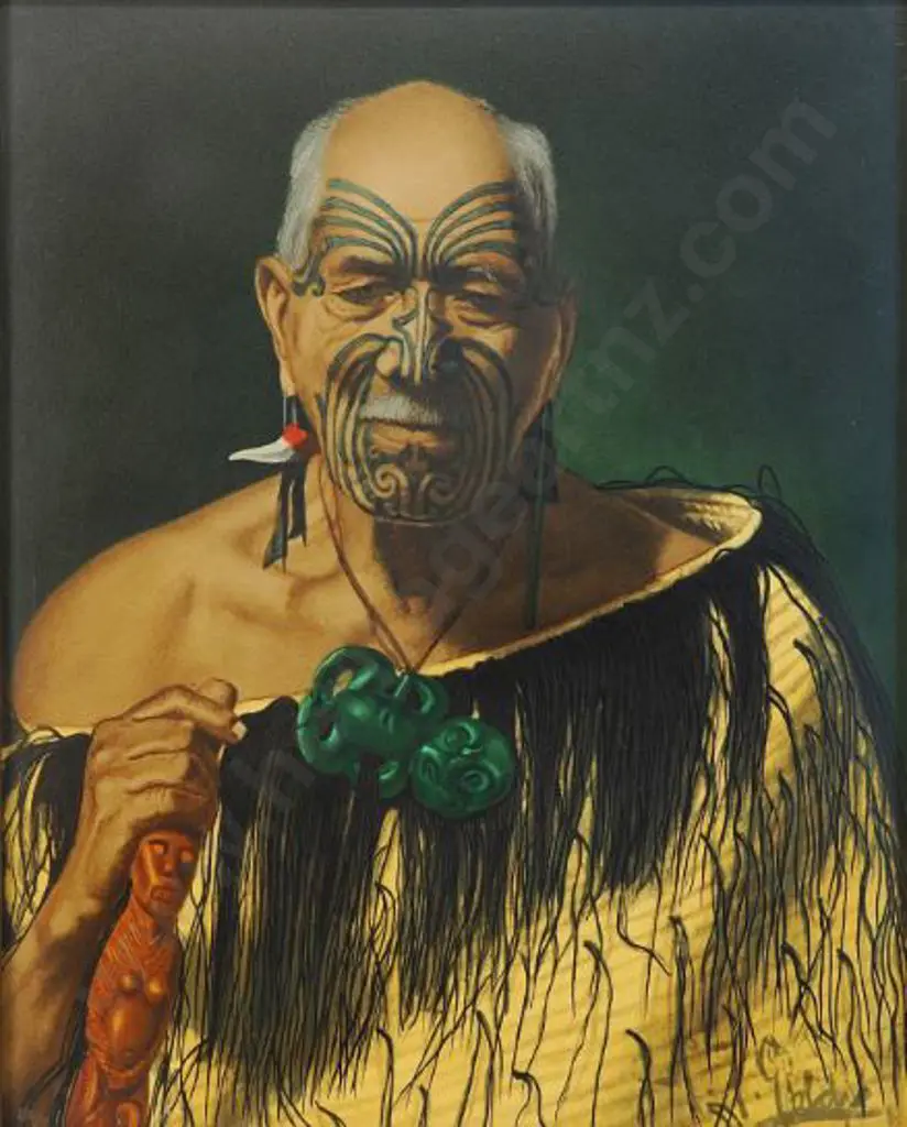 GOLDIE, Charles Frederick (1870-1947) - Patarfa Te Tuhi Image 1++
