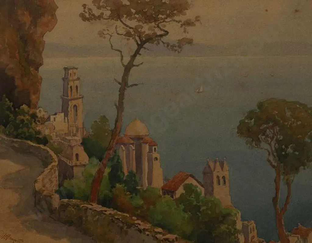 HOWORTH, Charles Henry (1856-1945) - Mediterranean Scene Image 1++