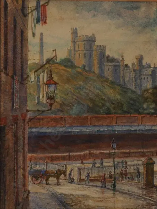 HUTTON, David Edward (1866-1946) - Colton Hill, Edinburgh Image 1++