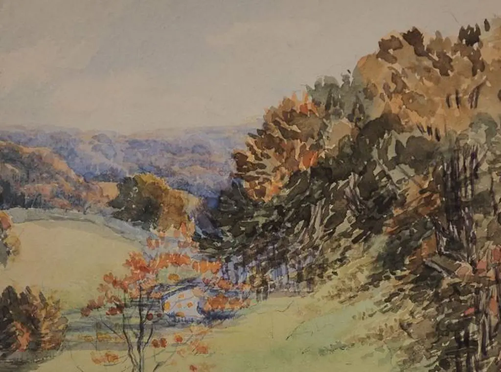 UNKNOWN artist - Landscape with Trees Image 1++