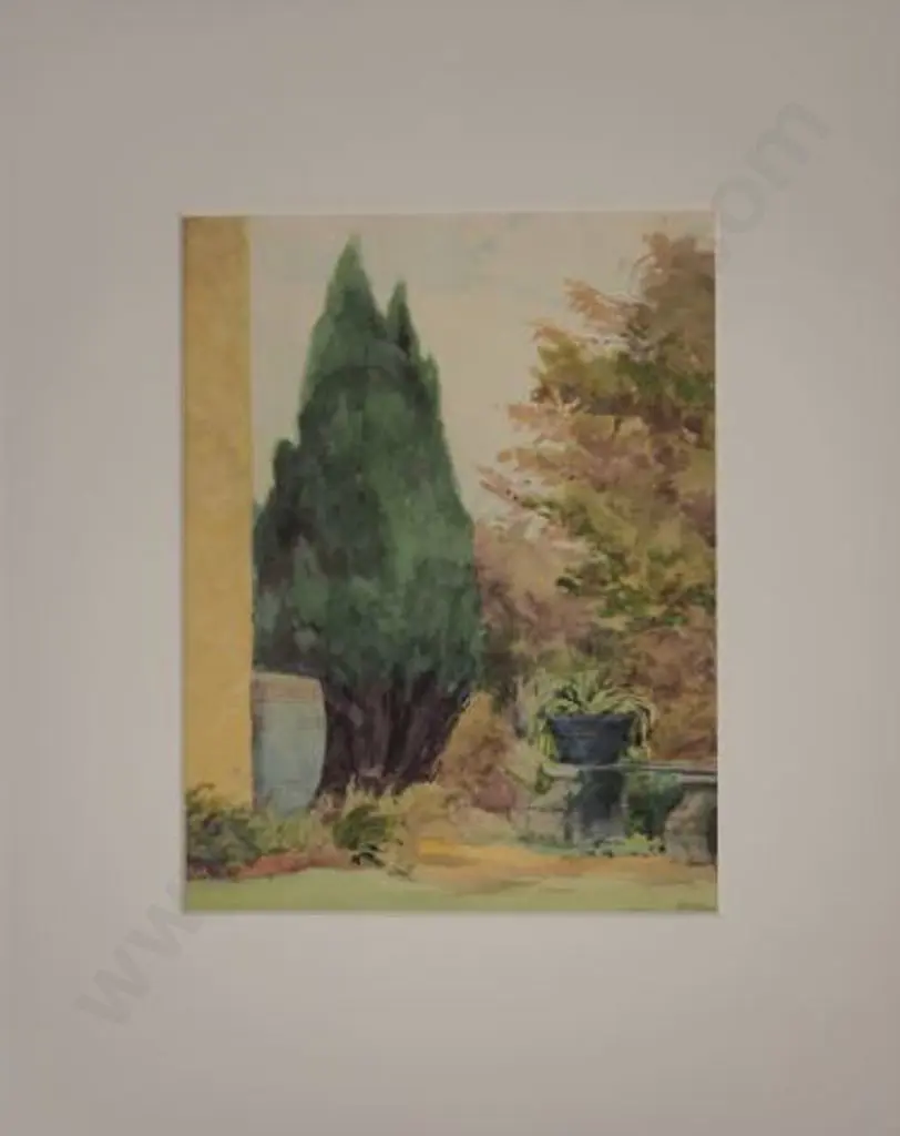 UNKNOWN artist - Garden Scene Image 1++