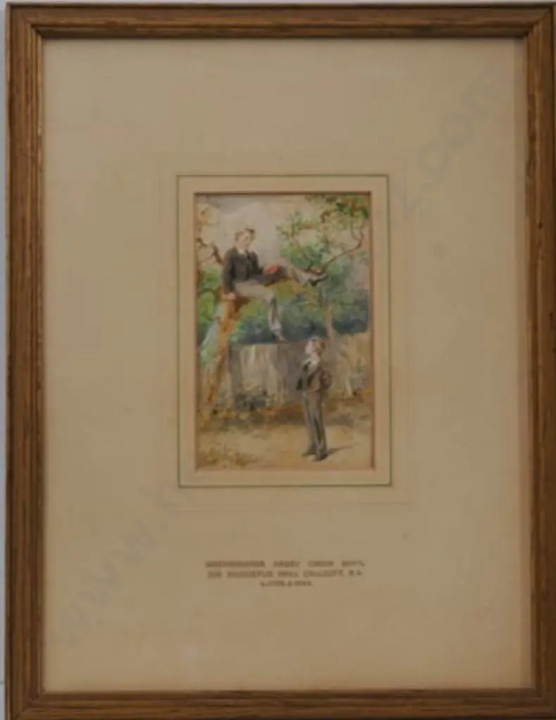 CALLCOTT, Sir Augustus Wall R.A. (1779-1844) - Westminster Abbey Choir Boys (c.1830) Image 1++