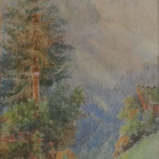 UNKNOWN artist - Champery ce de Valais, Swisse