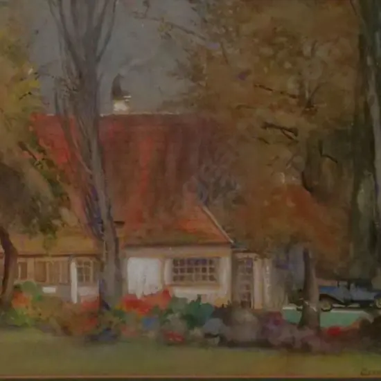 DAWSON, Amy B. (1879-1971) - Acacia Lodge, Cornwall Park - 1950s