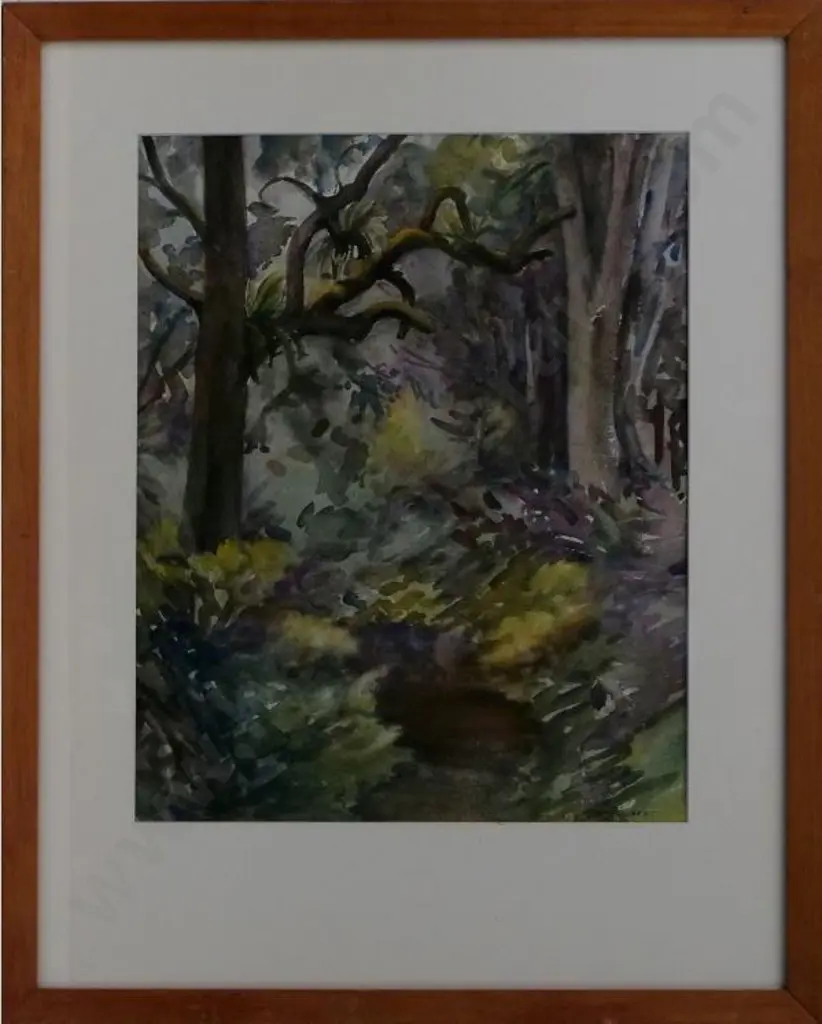 GILBERT, May (1901-1977) - Bush Track - New Zealand Image 1++