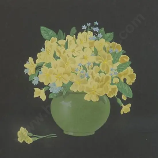 HALL THORPE, John (1874-1947) - Attributed - Flowers in Vase