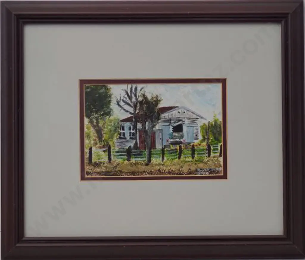 Van BUSSEL, R. - Country Cottage in Trees Image 1++