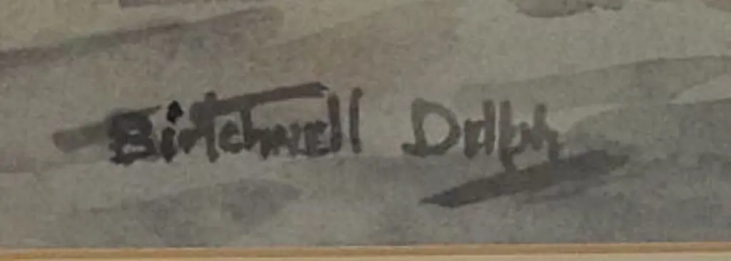 DELPH, Birchnell (1901-1996) - River and Trees Image 1++