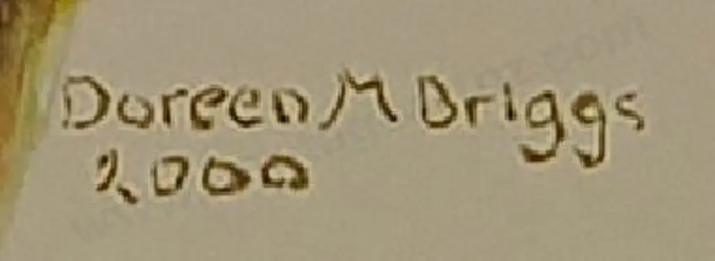 BRIGGS, Doreen - Orange Yellow Rose Image 1++