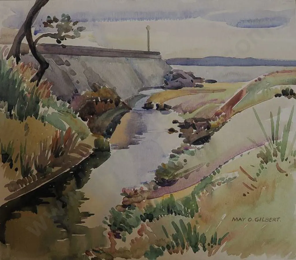 GILBERT, May (1901-1977) - Stream leading to Sea Image 1++