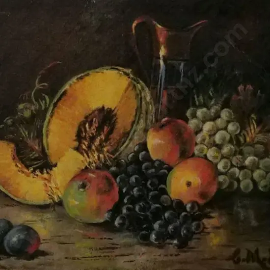 STOKER, C.M. (20th Cent.) - Still Life with Fruit