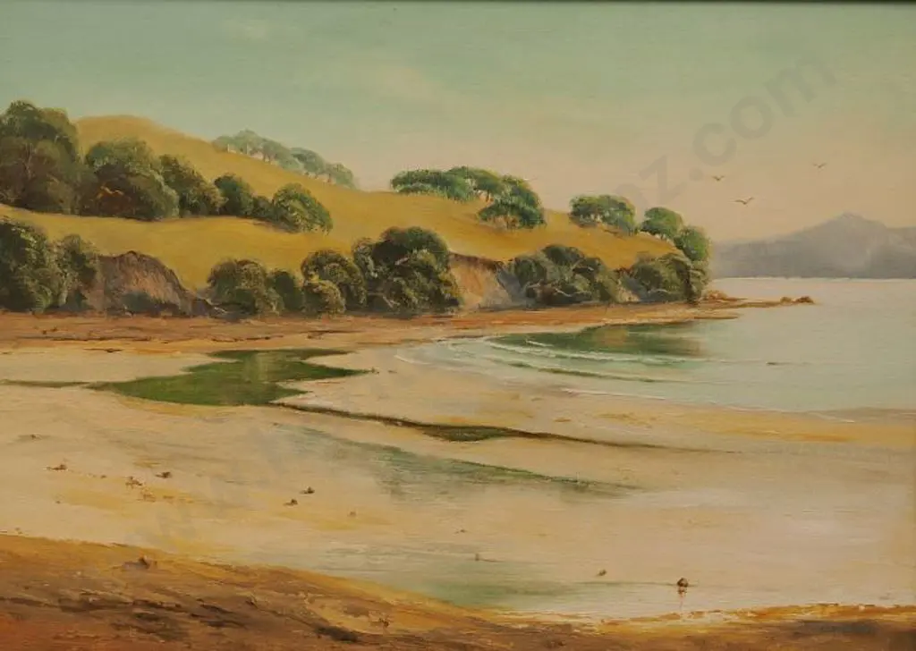 DYE, Jocelyn (1951-2021) - Takapuna Beach, 1980 Image 1++