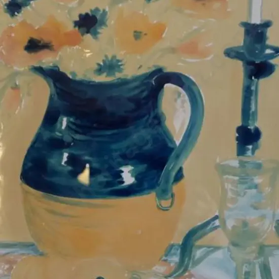 UNKNOWN artist - Still Life -Jug with Flowers