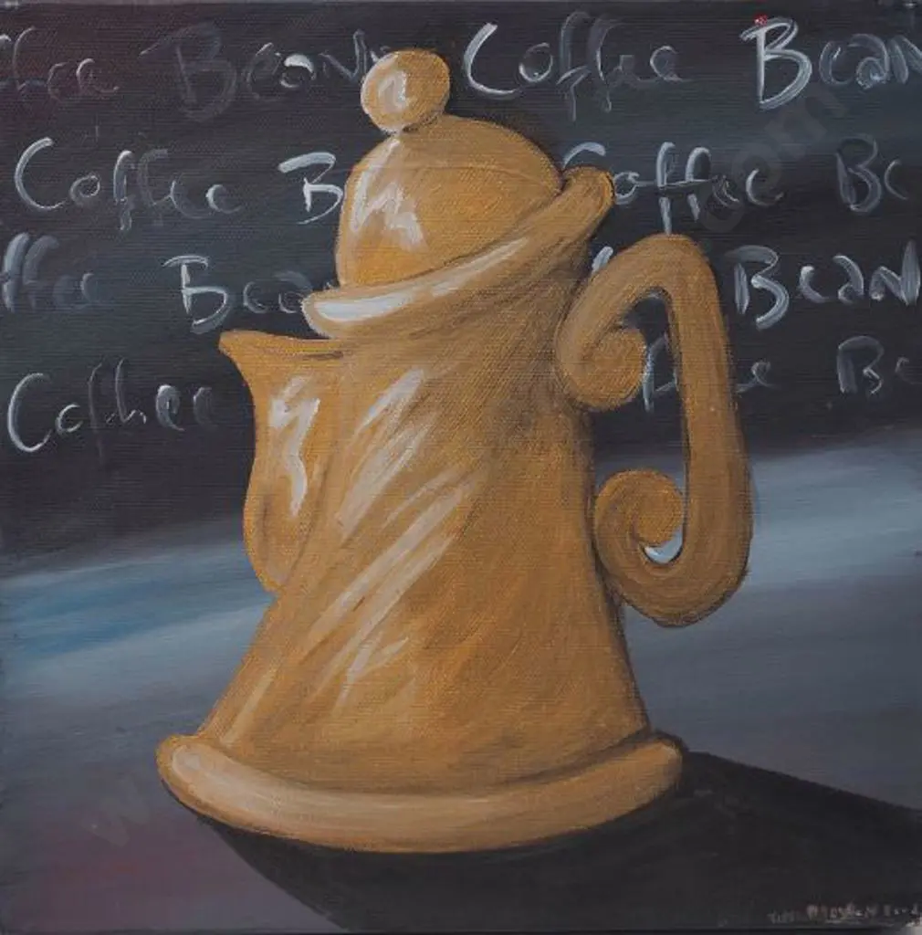 DRAYTON, Tina - Golden Coffee Pot Image 1++