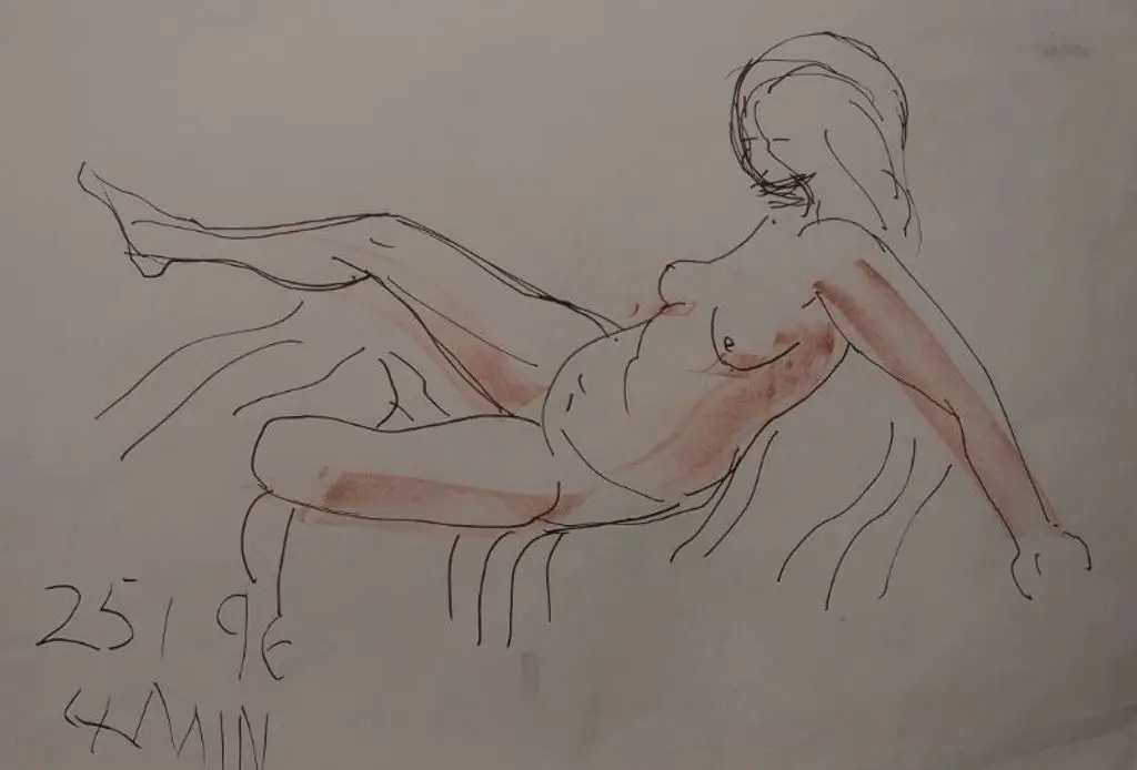 UNKNOWN artist - Nude Study Image 1++