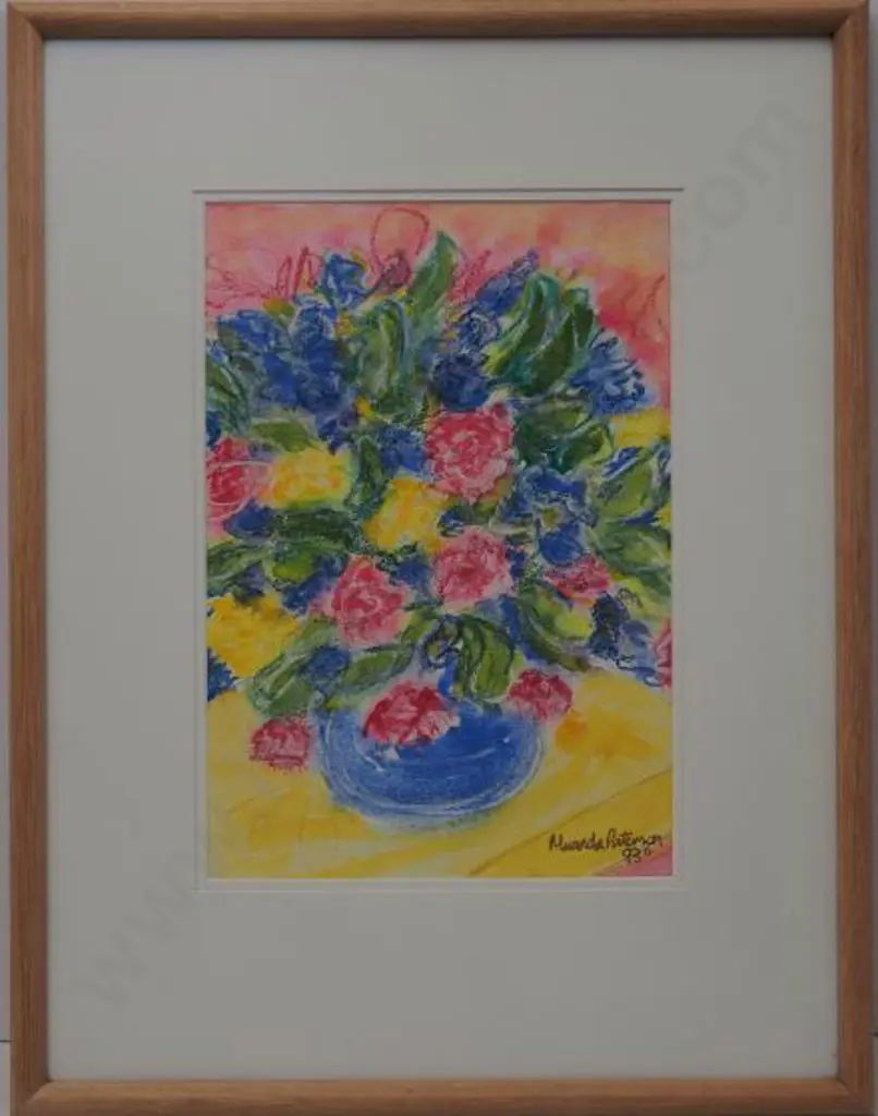 PATERSON, Miranda (21st Cent) - Floral Still Life - 1993 Image 1++
