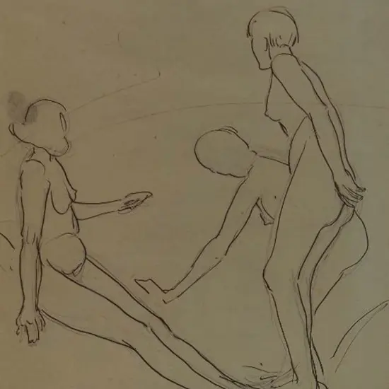 MAISTRE, Roy de (1894-1968) - 3 Nude Figures