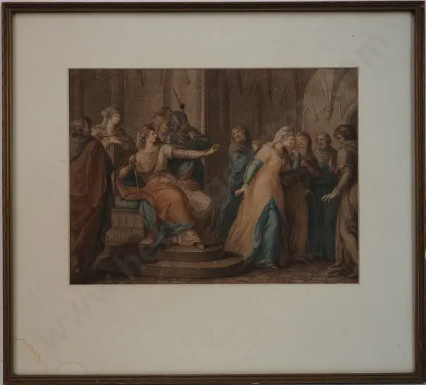 UNKNOWN - Banishment (Pre-Raphaelite style print) Image 1++