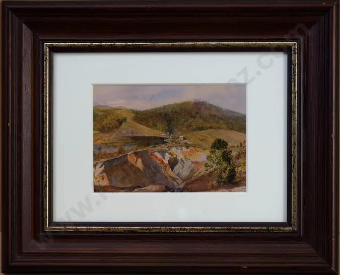 RICHMOND, James Crowe (1822-1898) - Mining Claim, Bedstead Gully, Collingwood, 1873 Image 1++