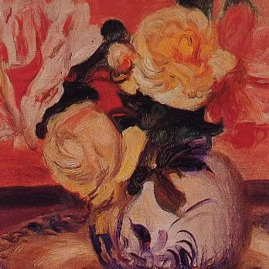 RENOIR, Pierre Auguste (1841-1919) - Vase of Flowers