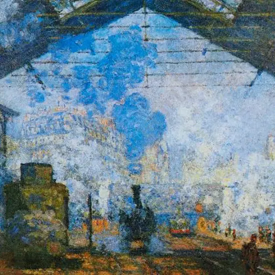 MONET, Claude (1840-1926) - Le Gare St Lazare, 1877