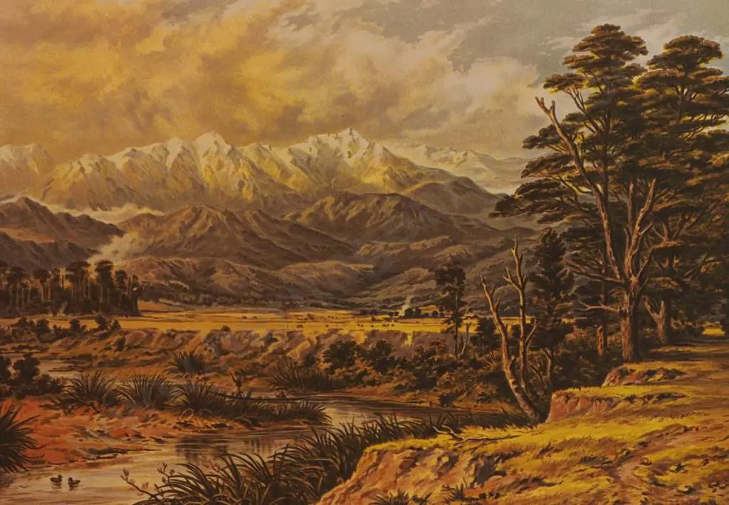 BARRAUD, Charles Decimus (1822-1897) - Opaki Plain - New Zealand Graphic & Descriptive (1877) Image 1++