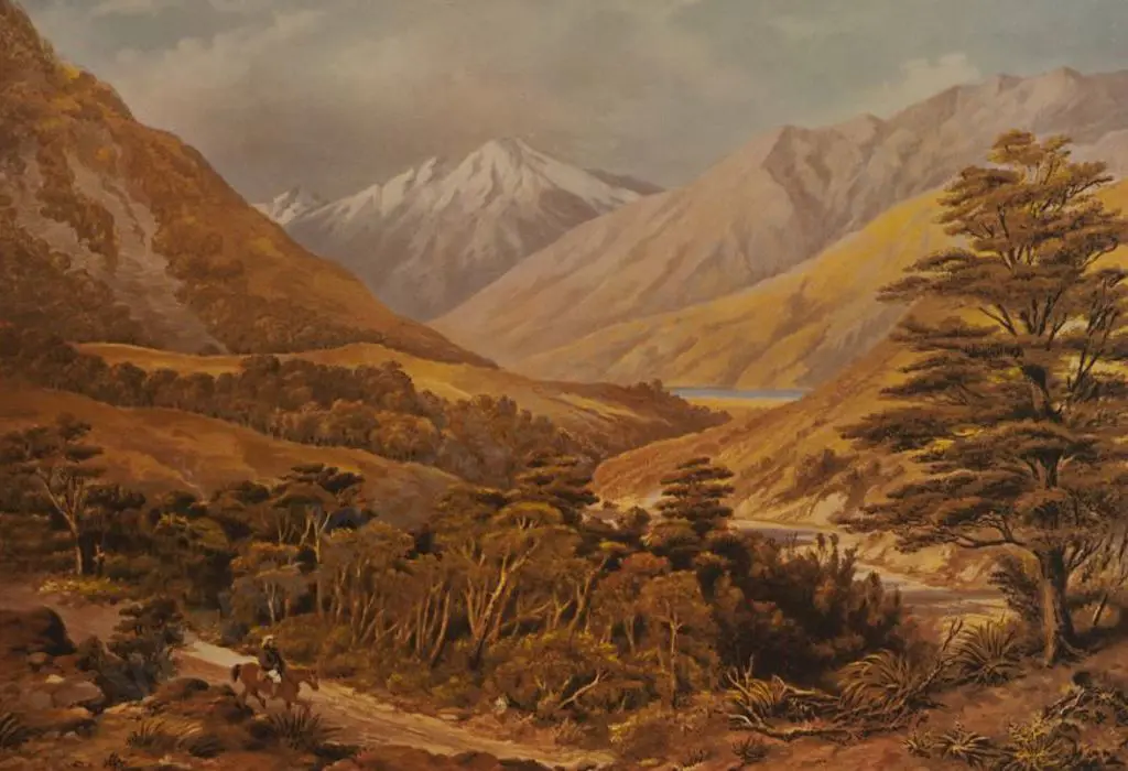 BARRAUD, Charles Decimus (1822-1897) - Craigeburn Valley - New Zealand Graphic & Descriptive (1877) Image 1++