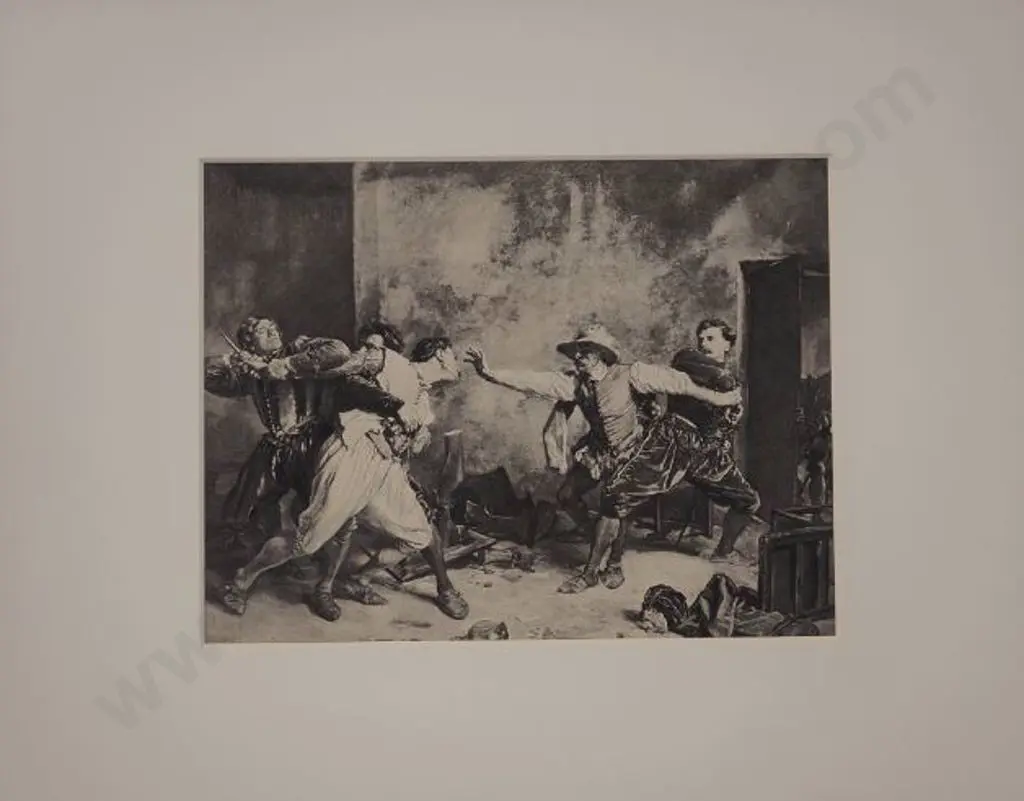 MEISSONIER, J. L. E. (1815-1891) - La Rixe Image 1++