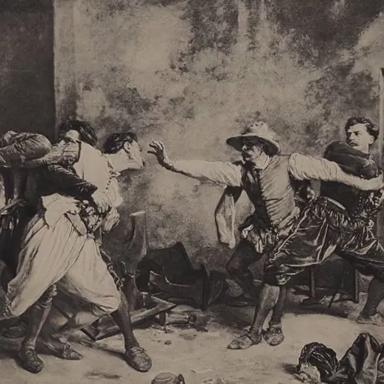 MEISSONIER, J. L. E. (1815-1891) - La Rixe