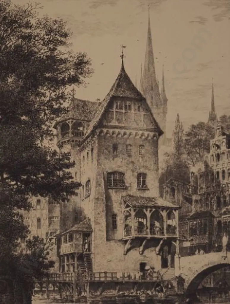 HAIG, Axel Hermann (1835-1921) - An Old German Moll Image 1++