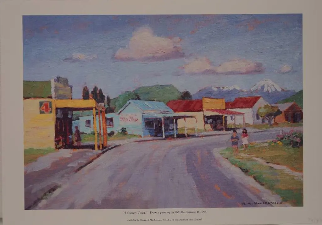MacCORMICK, W.A. (Bill) (1942-) - A Country Town Image 1++