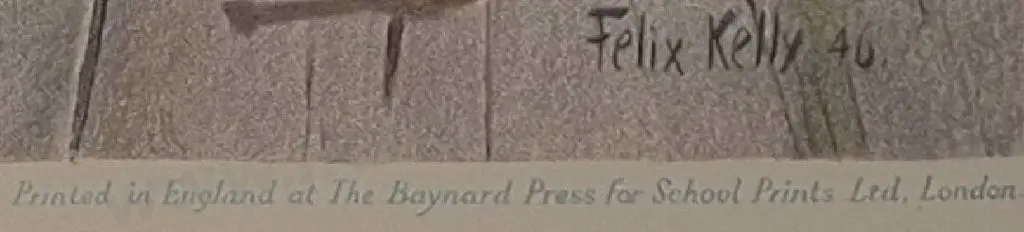 KELLY, Felix (1914-1994) - Drifter & Paddle Steamer Image 1++