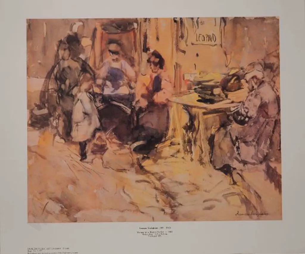 HODGKINS, Frances (1869-1947) - Woman in a Breton Market, 1905 Image 1++