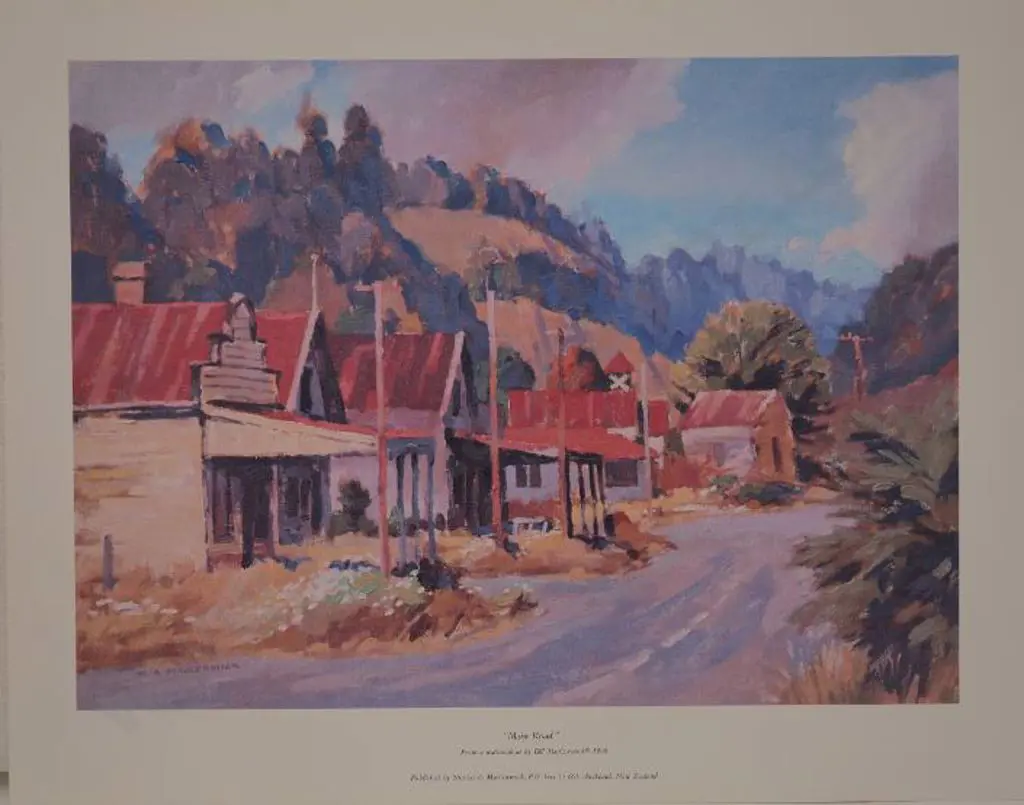 MacCORMICK, W.A. (Bill) (1942-) - Main Road (Country Town) Image 1++